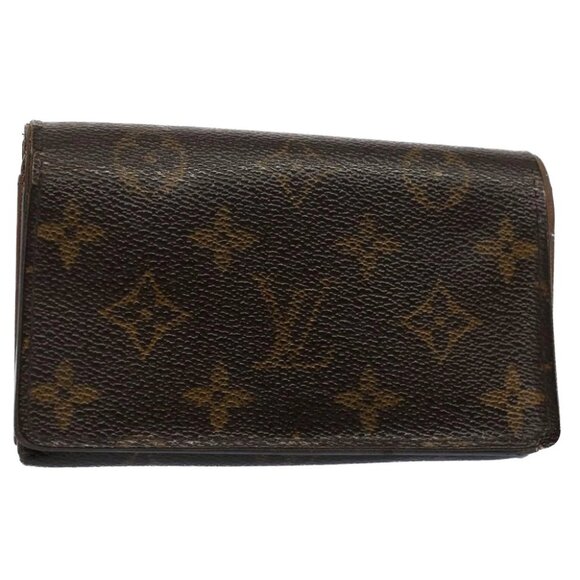 LOUIS VUITTON Monogram Porte Monnaie Billets Tresor Wallet M61730 LV Auth 54095 - Picture 1 of 16